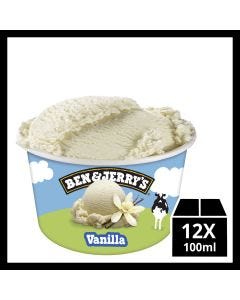 BEN & JERRYS VANILLA 12X100ML
